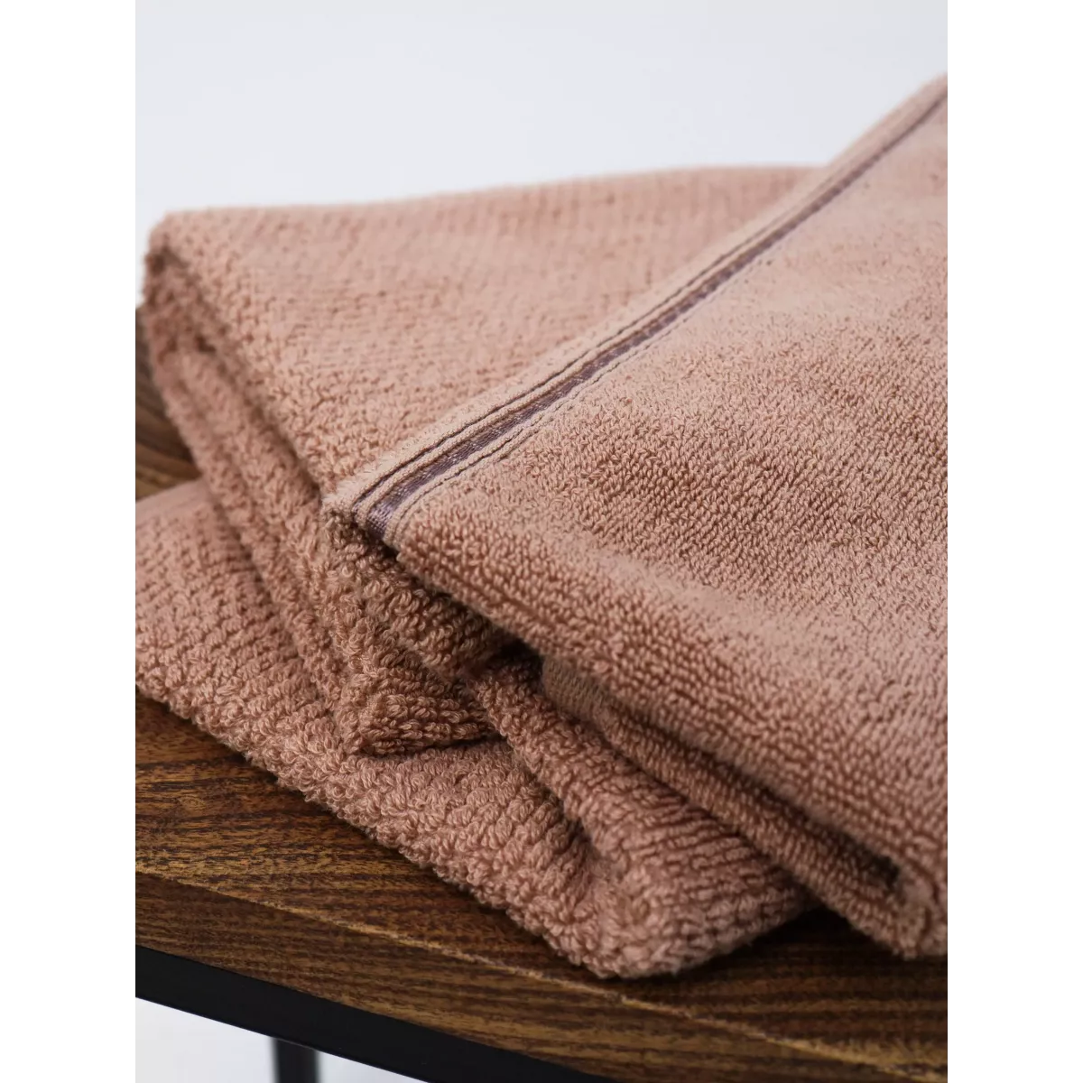 Махровое полотенце DonCotton “Lusso” (мокко), 70х140