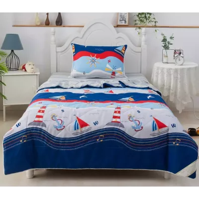 Комплект с одеялом Sofi De Marko "Маяки", 1.5 спальный