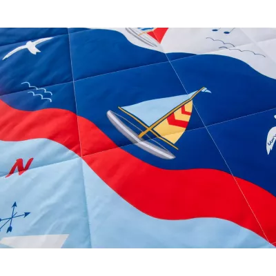 Комплект с одеялом Sofi De Marko "Маяки", 1.5 спальный