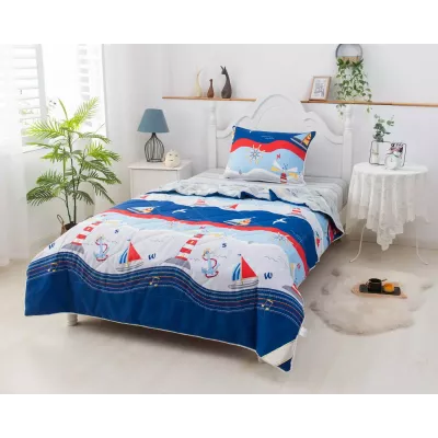 Комплект с одеялом Sofi De Marko "Маяки", 1.5 спальный