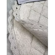 Набор кружевных ковриков для ванной Sofi de Marko “Florence” (крем), 60х100 и 50х70