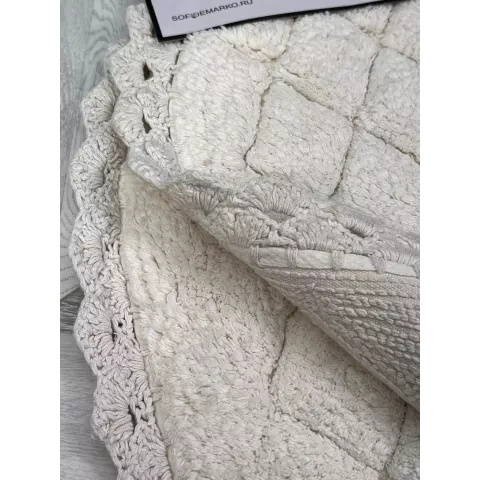 Набор кружевных ковриков для ванной Sofi de Marko “Florence” (крем), 60х100 и 50х70