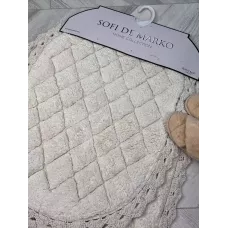 Набор кружевных ковриков для ванной Sofi de Marko “Florence” (крем), 60х100 и 50х70