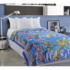 Покрывало стеганое Текс-Дизайн "Трансформеры" (перкаль), 140х210