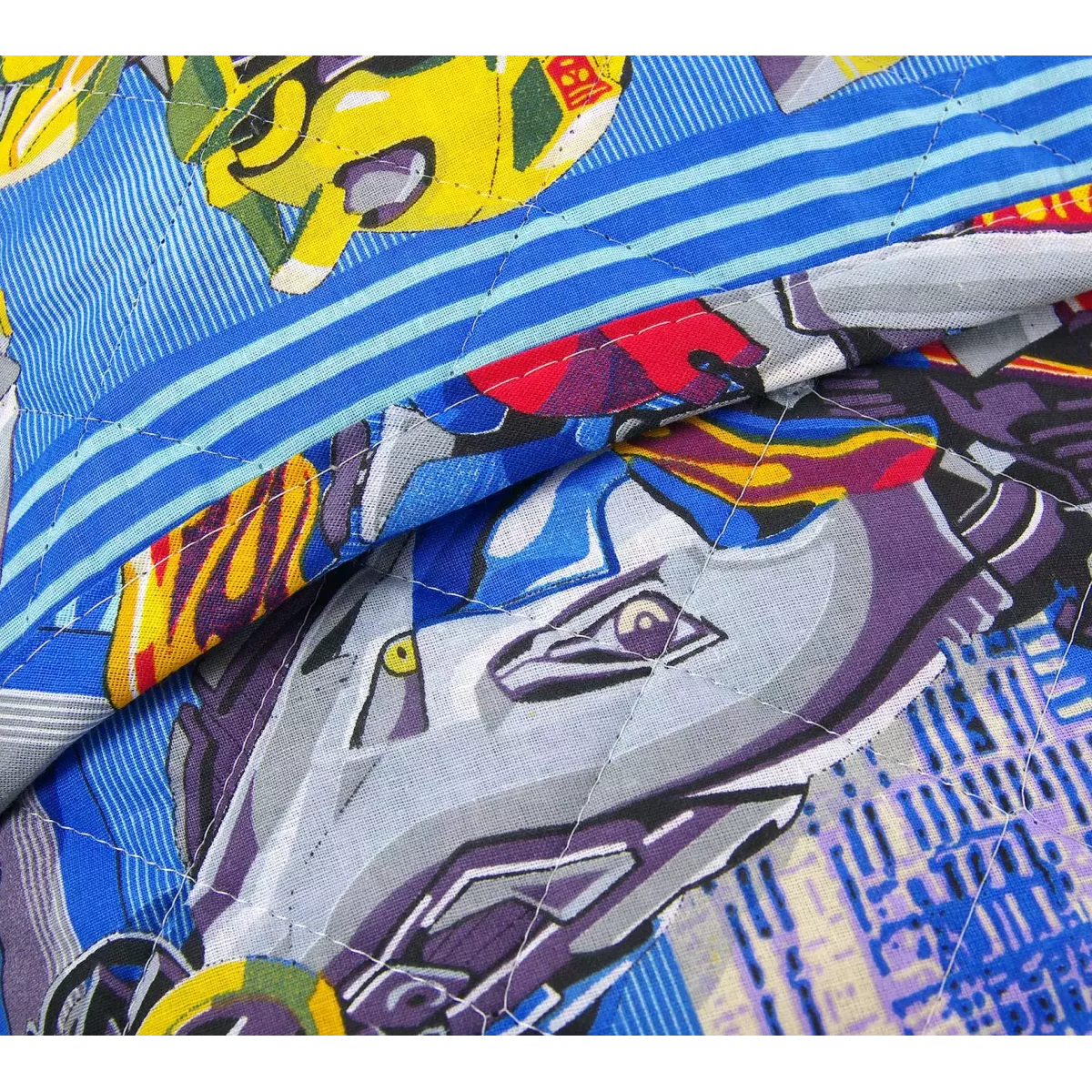 Покрывало стеганое Текс-Дизайн "Трансформеры" (перкаль), 140х210