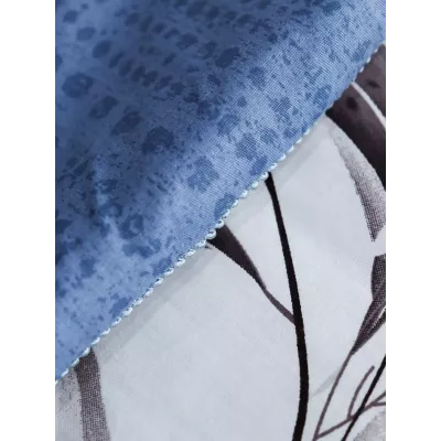 Комплект с одеялом KAZANOV.A Cotton “Софина” (деним жемчуг), евро