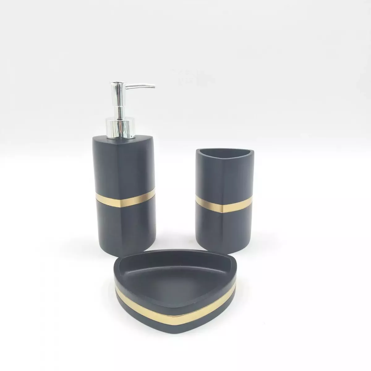 Набор для ванной Sofi de Marko “№55” (чёрный матовый)