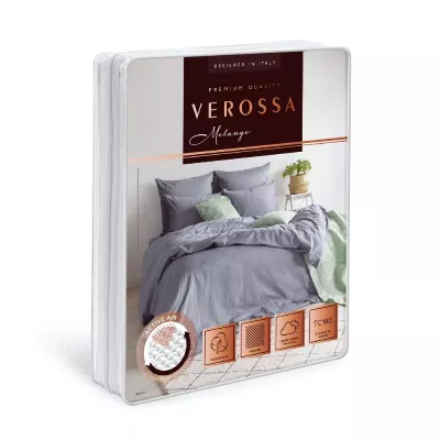 Комплект постельного белья “Verossa” Melange (Indigo), евро
