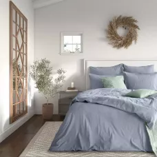 Комплект постельного белья “Verossa” Melange (Indigo), евро