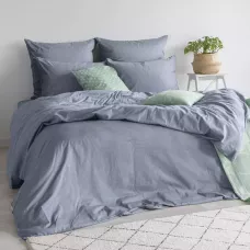 Комплект постельного белья “Verossa” Melange (Indigo), евро