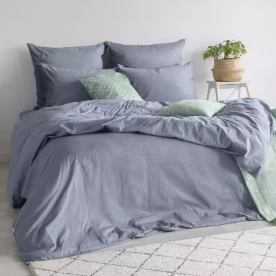 Комплект постельного белья “Verossa” Melange (Indigo), евро