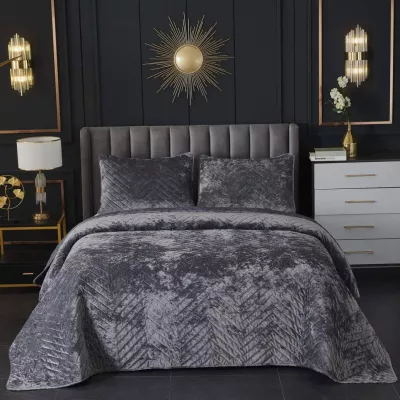 Покрывало Sofi De Marko “Фернанд” (серое), 160x220