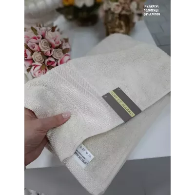 Махровое полотенце Sofi De Marko “Irma” (крем), 70x140