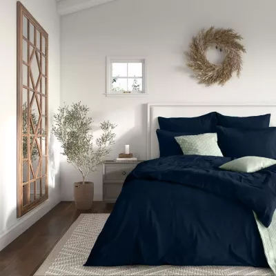 Комплект постельного белья Verossa Сатин "Twilight blue", евро