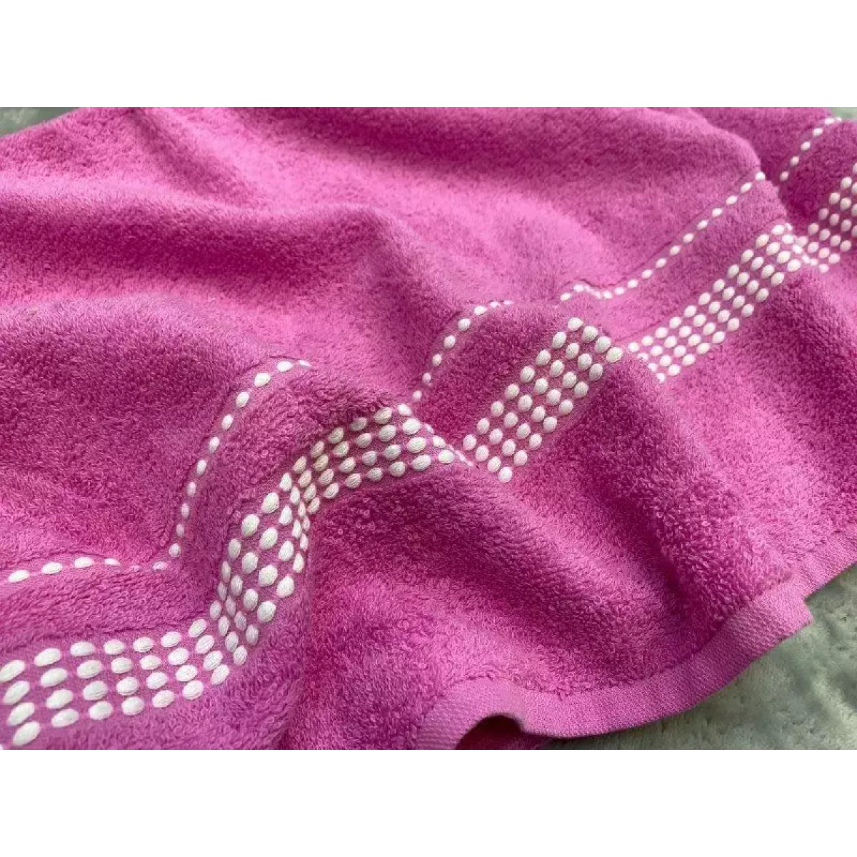 Махровое полотенце Самойловский текстиль "Лето" (орхидея), 33х70