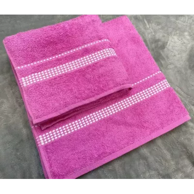 Махровое полотенце Самойловский текстиль "Лето" (орхидея), 33х70