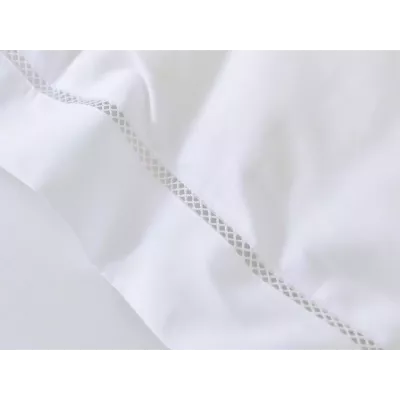 Комплект постельного белья Sofi de Marko "Изольда" (белый) 1,5 спальный