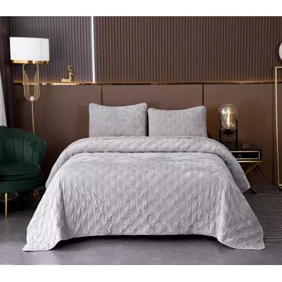 Покрывало Sofi De Marko “Алира” (светло-серый), 160x220