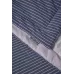 Комплект с одеялом DonCotton "Вареный хлопок" (полоса джинс), евро