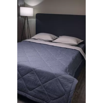 Комплект с одеялом DonCotton "Вареный хлопок" (полоса джинс), евро