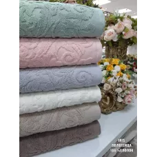 Махровое полотенце Sofi De Marko “Iris” (зеленое), 70x140