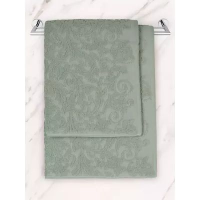 Махровое полотенце Sofi De Marko “Iris” (зеленое), 70x140