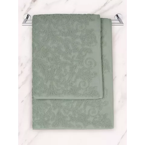 Махровое полотенце Sofi De Marko “Iris” (зеленое), 70x140