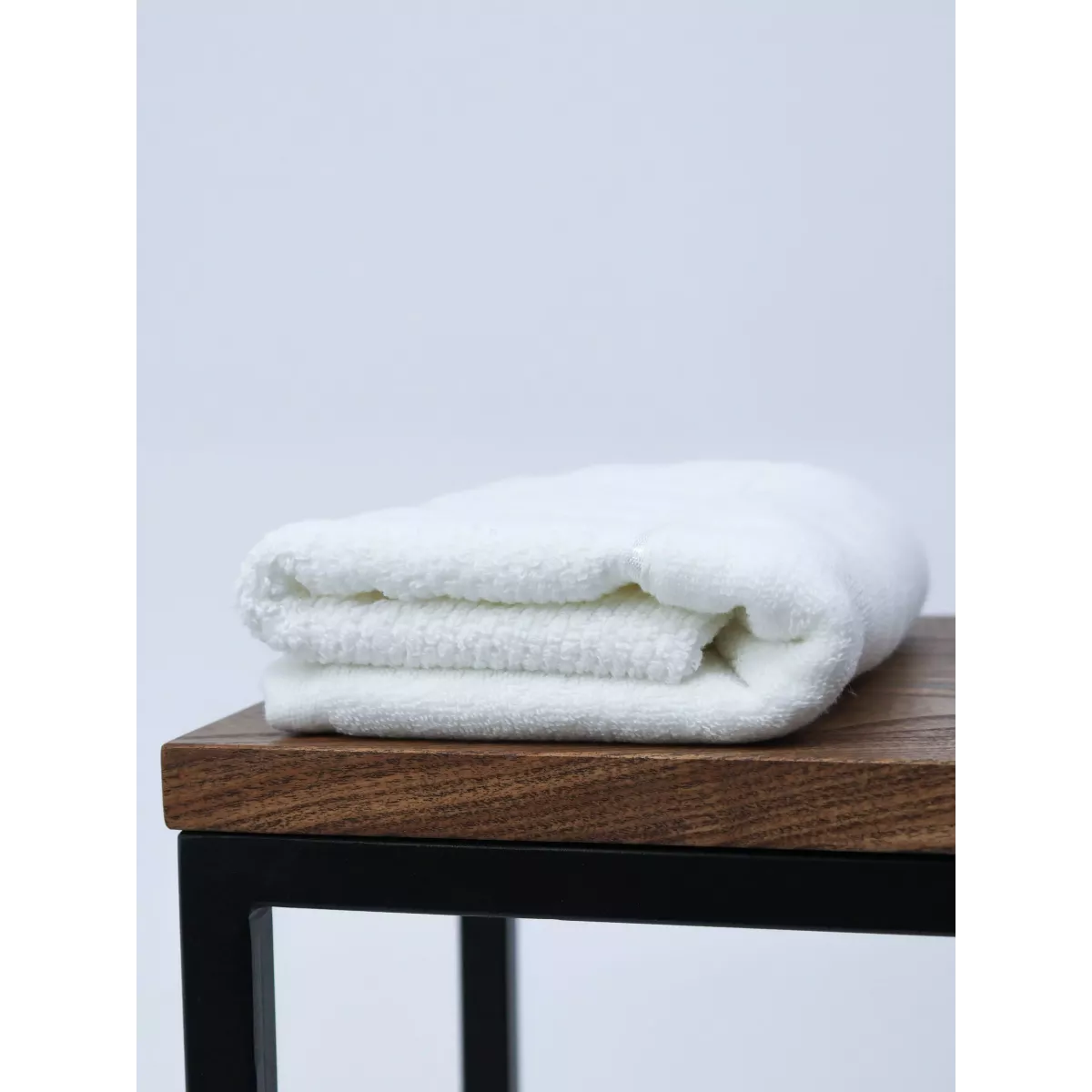 Махровое полотенце DonCotton “Lusso” (белый), 50х90