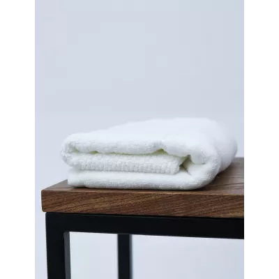 Махровое полотенце DonCotton “Lusso” (белый), 50х90