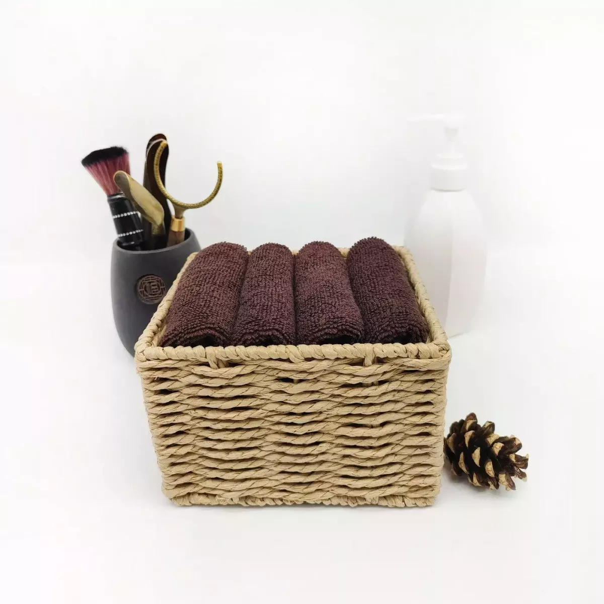 Комплект полотенец Sofi de marko “Джоди” (шоко), 30x30 см (4 шт)