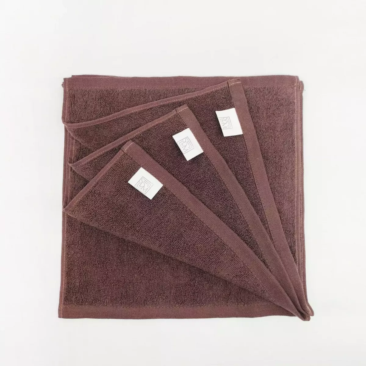 Комплект полотенец Sofi de marko “Джоди” (шоко), 30x30 см (4 шт)