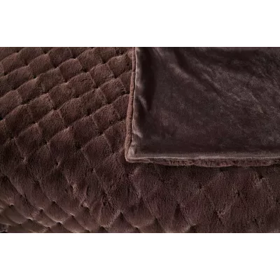 Плед-покрывало Sofi de Marko “Бернард” (шоколад), 160x220