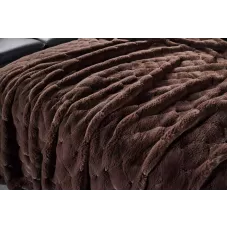 Плед-покрывало Sofi de Marko “Бернард” (шоколад), 160x220