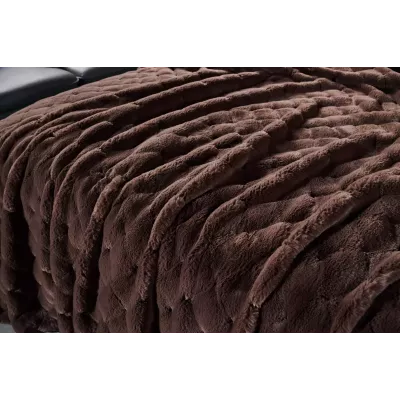 Плед-покрывало Sofi de Marko “Бернард” (шоколад), 160x220