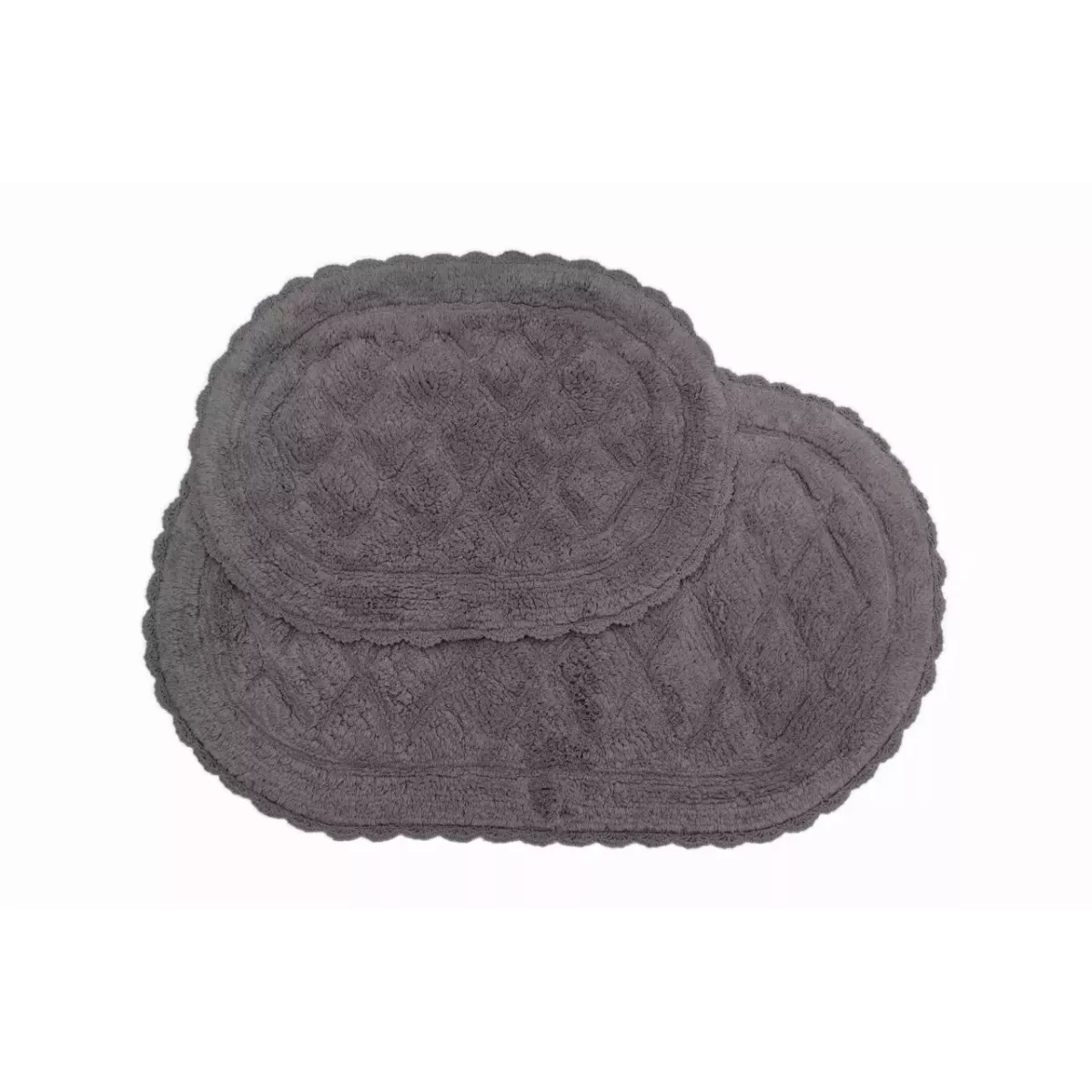 Набор ковриков для ванной Sofi De Marko “Kimberly” (антрацит), 60х100 и 50х70