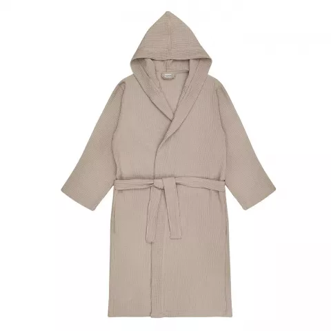 Халат вафельный с капюшоном Sofi de Marko “Naomi” (бежевый)