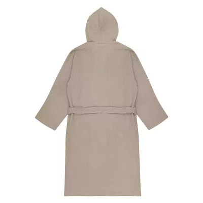 Халат вафельный с капюшоном Sofi de Marko “Naomi” (бежевый)