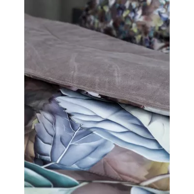 Комплект с одеялом KAZANOV.A “Вайнона” капучино (египетский хлопок-велюр), 1.5 спальный