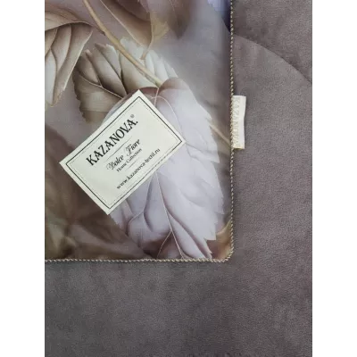 Комплект с одеялом KAZANOV.A “Вайнона” капучино (египетский хлопок-велюр), 1.5 спальный