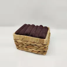 Комплект полотенец Sofi de marko “Бруна” (шоко), 30x30 (6 шт)