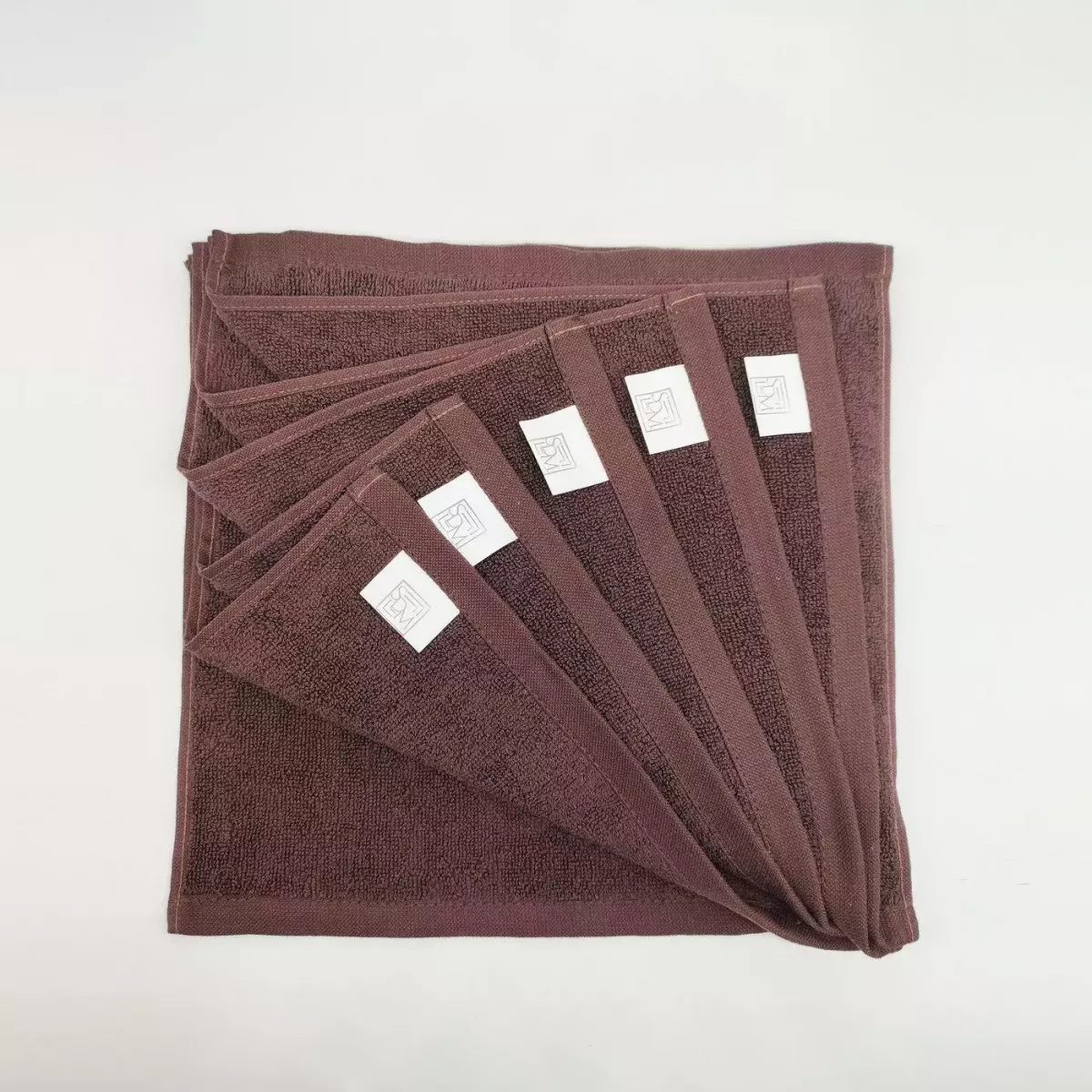 Комплект полотенец Sofi de marko “Бруна” (шоко), 30x30 (6 шт)