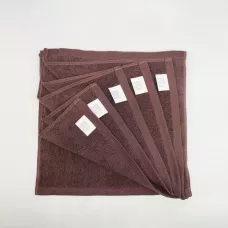 Комплект полотенец Sofi de marko “Бруна” (шоко), 30x30 (6 шт)
