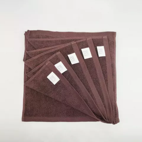 Комплект полотенец Sofi de marko “Бруна” (шоко), 30x30 (6 шт)