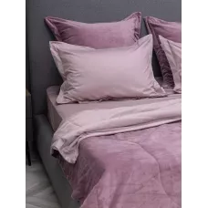 Комплект с одеялом-покрывалом Sofi De Marko “Энрике” (лиловый), 1.5 спальный