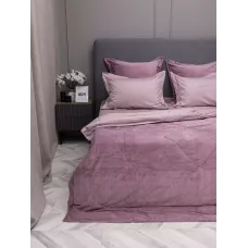 Комплект с одеялом-покрывалом Sofi De Marko “Энрике” (лиловый), 1.5 спальный