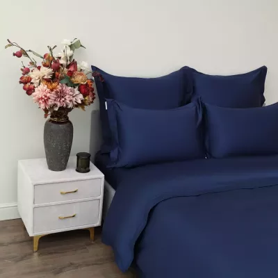 Комплект постельного белья Sofi de Marko "Моно" (сапфир), евро