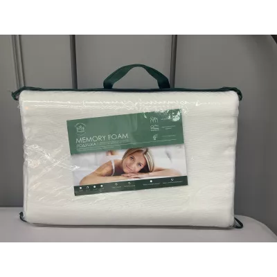 Подушка ортопедическая ИвШвейСтандарт "Memory foam", 50х30х8