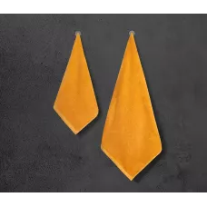 Махровое полотенце Sofi De Marko “Diamond” (горчичное), 70x140