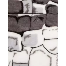Плед Texrepublic Absolute flannel “Камешки” (серый), 150×200