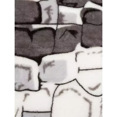 Плед Texrepublic Absolute flannel “Камешки” (серый), 150×200